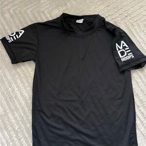 Made Hoops Performance Compression Tee Black Large